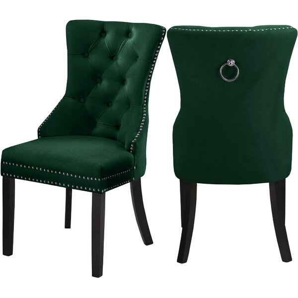 Emerald Green Velvet Dining Chair | Wayfair